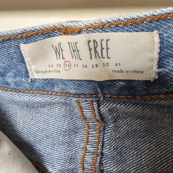 We The Free Relaxed & Destroyed Denim Mini Skirt - Picture 13 of 13